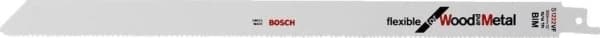 Bosch flexible for Wood and Metal S 1222 VF - Sägeblatt - für Holz mit Nägeln, Blattmetall, Profile, glasfaserverstärkter Kunststoff - 5 Stücke - Län