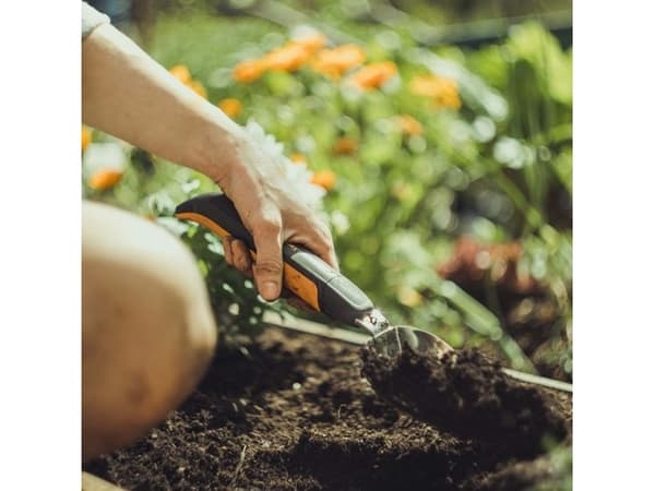Fiskars Xact, Hagespade, Rustfritt stål, Sort, Rustfritt stål, Mykt grep, Monokromatisk, 280 g
