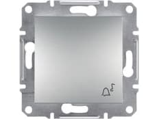 Schneider Electric Asfora ringknapp utan ram aluminium (EPH0800161)