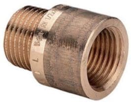 Viega messinkinen jatkopala 3/4" 40mm - 104283