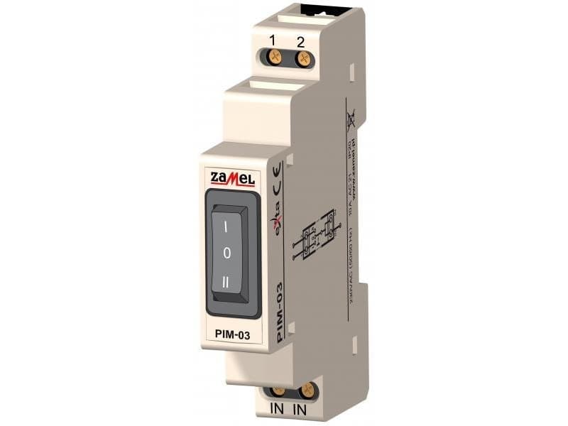 Zamel Installation switch I-0-II 230V PIM-03