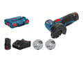 Miniatyrbild 4 av 5: Bosch AKKUVINKELSLIBER GWS 12V-76 2X3AH L-BOXX