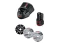 Miniatyrbild 1 av 5: Bosch AKKUVINKELSLIBER GWS 12V-76 2X3AH L-BOXX