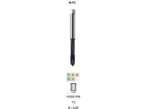 TUULETINHANA M16 DIN-376B (6H) HSSE-PM TICN S-NC S-NC
