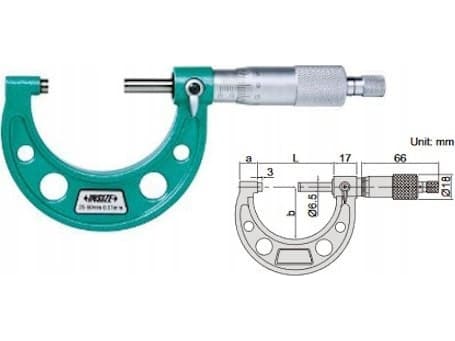 INSIZE-MIKROMETRI 200-225 STANDARDI.