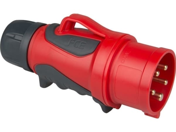 PCE Portabel kontakt (fasskiftare) 16A 5P 400V 6h IP44/54 GRIP 70153-6