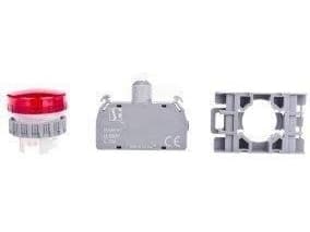 Spamel Signal light 22mm red (SP22-LC-LED-UNIAC/DC)