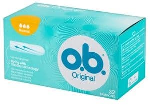 o.b. Original normal - tamponger - 32,0 tusen