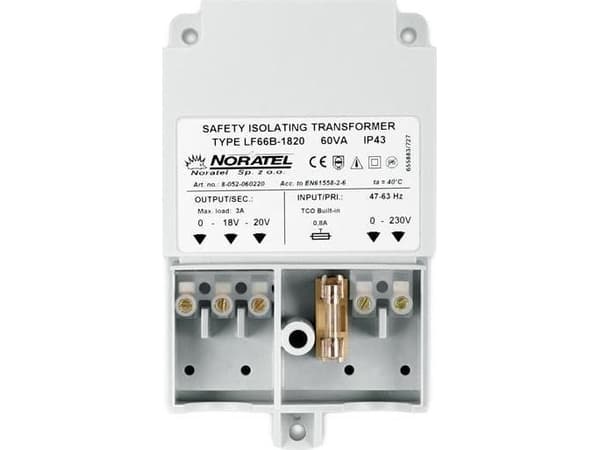 Satel TR 60 VA, 230 V, 47 - 63 hz, IP43, 60 VA, Vit, OPU–3 P, OPU–4 P