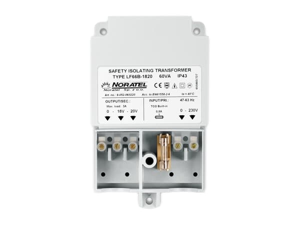 Satel TR 60 VA, 230 V, 47 - 63 hz, IP43, 60 VA, Vit, OPU–3 P, OPU–4 P