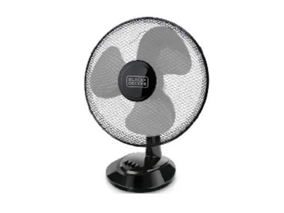 Black & Decker BXEFD41E, Kotitaloustuuletin lavoilla, Musta, Taulukko, 3018 m³/h, 75°, AC