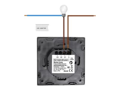 Maclean Energy MCE703W - Omkopplare - vit