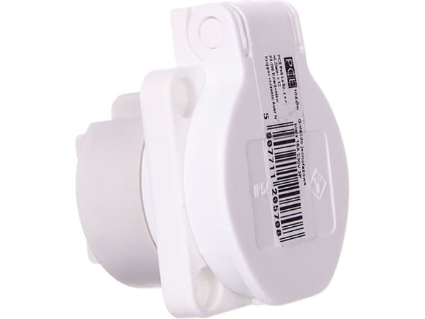 PCE Panelkontakt 10/16A 2P+Z 230V hvit IP54 (104-0w)