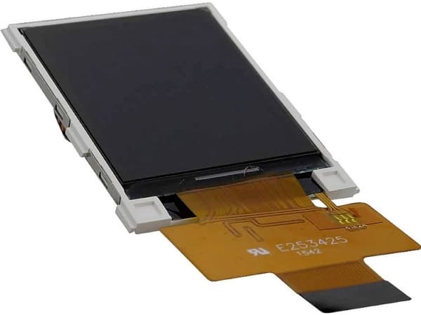 Display Elektronik LC-display Hvid (B x H x T) 36.3 x 47.8 x 2.43 mm DEM128160A1TMH-PWN