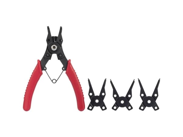 TOOLCRAFT TO-6679764 Varmistuspihdit Soveltuu ulko- ja sisärenkaisiin 10-50 mm 10-50 mm Kärkimuoto kulmikas 90°, kulmikas 45°, suora, suora, suora