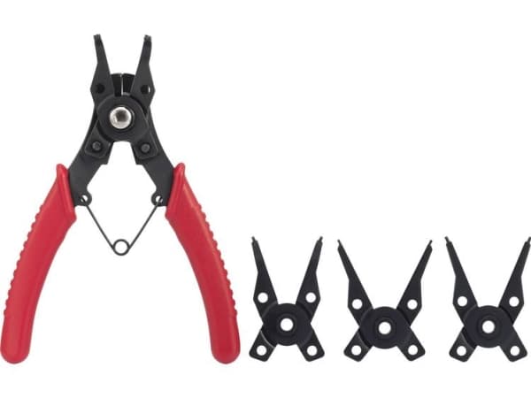 TOOLCRAFT TO-6679764 Varmistuspihdit Soveltuu ulko- ja sisärenkaisiin 10-50 mm 10-50 mm Kärkimuoto kulmikas 90°, kulmikas 45°, suora, suora, suora