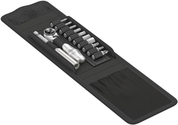 Wera 05004170001, Mekaaninen, 1/4", Ruostumaton teräs, 12 kpl, 1 x 1/4" x 87 mm 1 x 1/4" x 100 mm 1 x PH 2 x 25 mm 1 x TX 10 x 25 mm 1 x TX 25 x 25 m