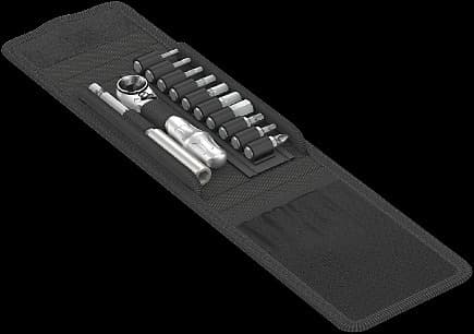 Wera 05004170001, Mekaaninen, 1/4", Ruostumaton teräs, 12 kpl, 1 x 1/4" x 87 mm 1 x 1/4" x 100 mm 1 x PH 2 x 25 mm 1 x TX 10 x 25 mm 1 x TX 25 x 25 m