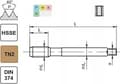Miniatyrbilde 4 av 5: Fanar GJENGE M16X1.5 DIN-374B (6H) HSSE TIN 800X
