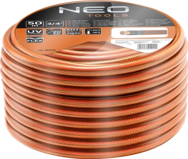 Neo hageslange Økonomisk 3/4" 50 m 4 lag (15-805)