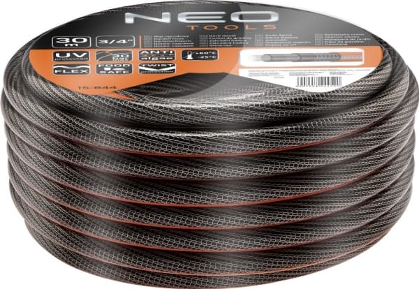 NEO Hageslange Profesjonell 3/4"30m 6-lags (15-844)