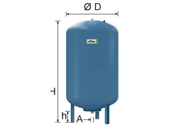 Membranhydrofor Refix DE 60l 10b 1''