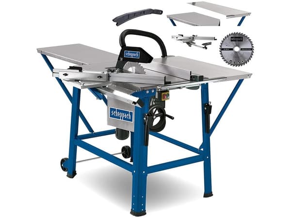 Scheppach 4901305901, 2800 RPM, 4,9 cm, 8,3 cm, 54 m/s, Frittstående, Sort, Blå, Grå