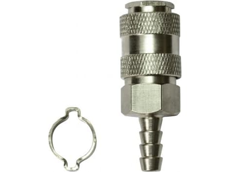 Hurtigkobling med slangedyse 8x13mm + 1 klemme