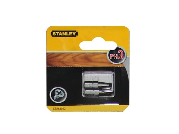 Stanley Skrutrekkerbits Ph3/25mm 2 stk. (STA61022)