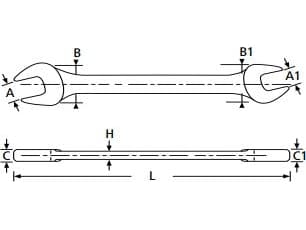 Stanley fastnøkkel 10 x 12 mm (STMT72840-8)