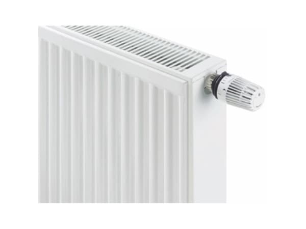 Stelrad NOVELLO 22 bunnmatede radiatorer med innebygd termostatventil 400x2000 - GR-ST-N-22200