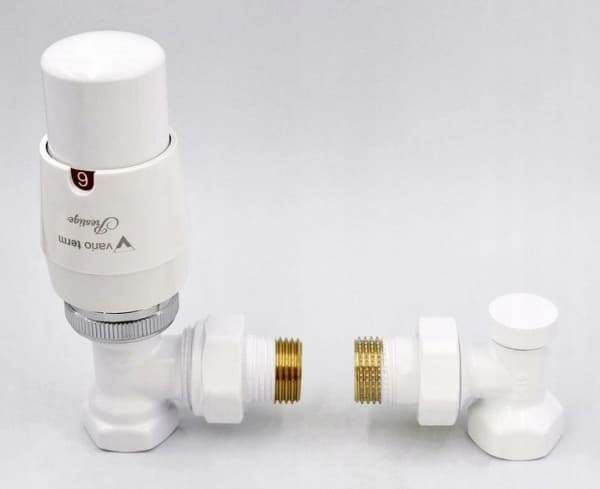 Varioterm Elegant radiator set angular white (ELGS0206C)
