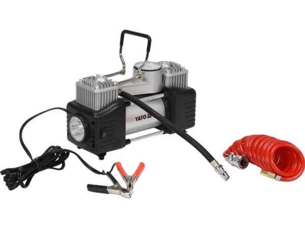 Yato YT-73462, Bil, 10 stang, 60 l/min, Sort, Stål, 3 m, Batteri