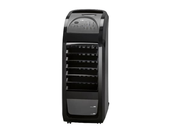 Clatronic LK 3742, Kotitaloustornituuletin, Musta, Lattia, 8 h, 4,5 L, 4 renkaita