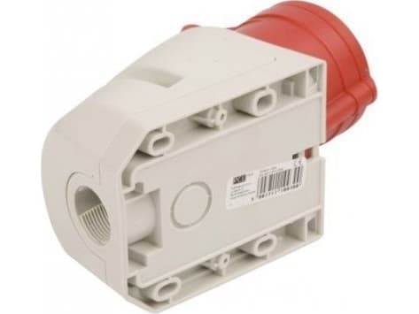 CEE-wall mounted socket 32A 4p 6h IP44