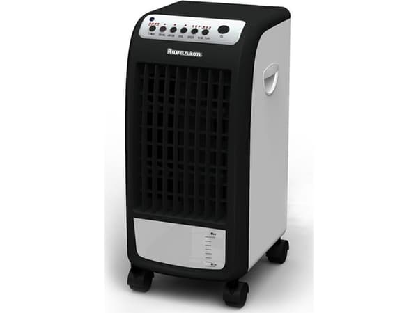 AIRCONDITIONER RAVANSON KR-2011 SVART HVIT 75W Timer 444m3/t 3pr. luft