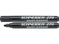 Miniatyrbilde 3 av 4: Schneider Schreibgeräte Maxx 270, Sort, Sort, Blå, Medium, Projektil spiss, 1 mm, 3 mm