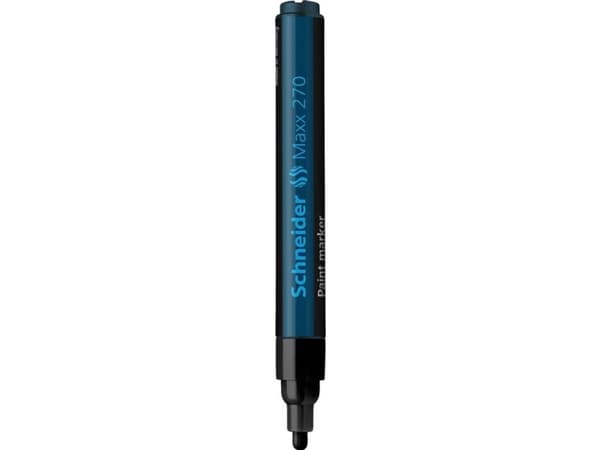 Schneider Schreibgeräte Maxx 270, Sort, Sort, Blå, Medium, Projektil spiss, 1 mm, 3 mm
