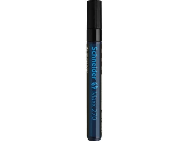 Schneider Schreibgeräte Maxx 270, Sort, Sort, Blå, Medium, Projektil spiss, 1 mm, 3 mm
