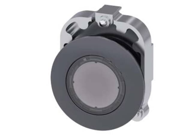 Siemens Button drive 30mm transparent with backlight without backlight metal matt IP69k Sirius ACT (3SU1061-0JA70-0AA0)