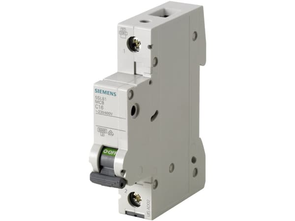 Siemens 5SL61107, Pienoiskatkaisija, Tyyppi C, 6000 A, IP20, 230/400 V
