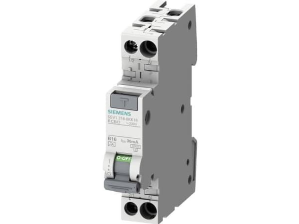 Siemens 5SV13166KK10 FI-turvakytkin/automaattisulake 1-napainen 10 A 0,03 A 230 V