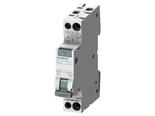 Siemens 5SV13166KK10 FI-turvakytkin/automaattisulake 1-napainen 10 A 0,03 A 230 V