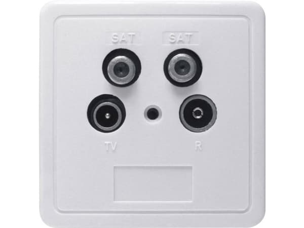 Renkforce Antennibox TV, FM, SAT uppoasennus, pinta-asennus viritysjohdinrasia Box