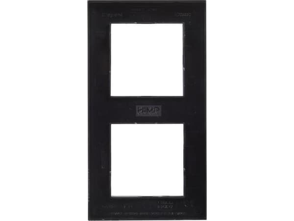 Legrand Niloe Step - kaksoisrunko 2x - musta 863592