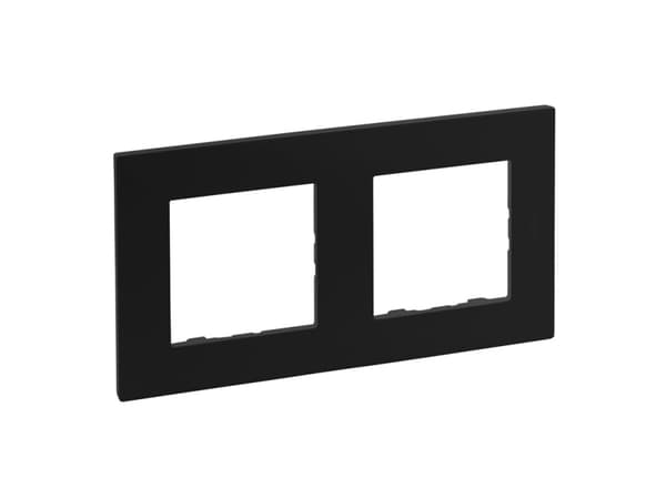 Legrand Niloe Step - kaksoisrunko 2x - musta 863592