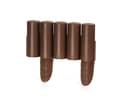 Pikkukuva 2 / 5: Prosperplast Garden Palisade Plus 2350 x 250/150mm ruskea (IPALPLUS-R222)