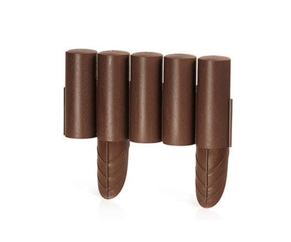 Prosperplast Garden Palisade Plus 2350 x 250/150mm ruskea (IPALPLUS-R222)