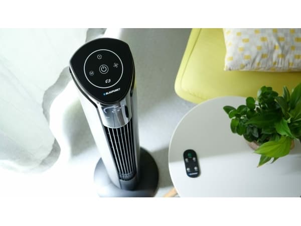 Blaupunkt AFT801, Kotitaloustornituuletin, Musta, Lattia, 40 dB, Langaton, AC
