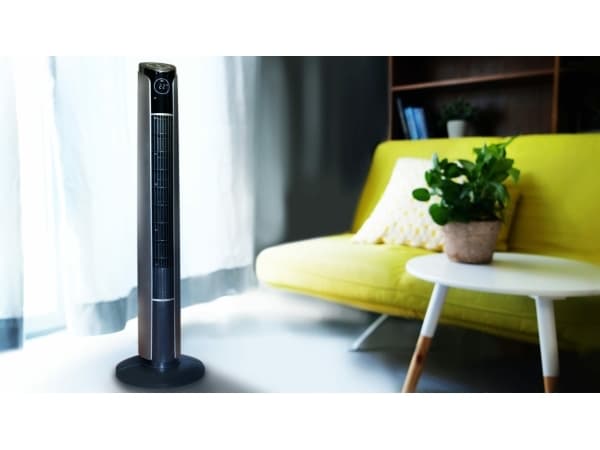 Blaupunkt AFT801, Kotitaloustornituuletin, Musta, Lattia, 40 dB, Langaton, AC